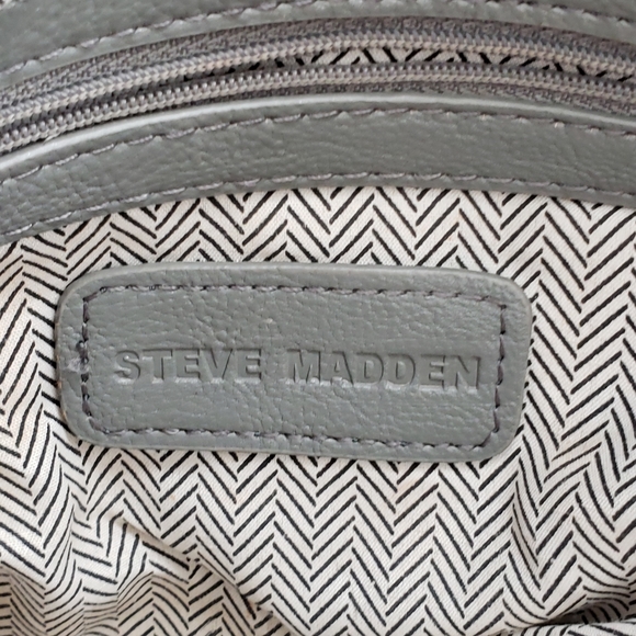 Steve Madden Gray Leather Purse - Picture 6 of 8